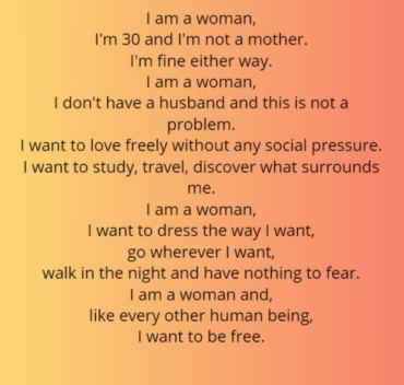GL: Women' rights are human rights - Grace90