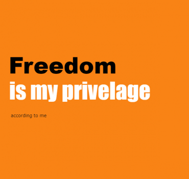 Freedom is my priveledge/GA - Victoria GA 